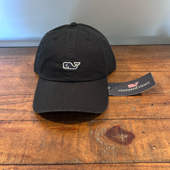 Vineyard Vines Other - NWT Vineyard Vines Classic Logo Baseball Hat w/Adjustable Band in Jet Black. OS